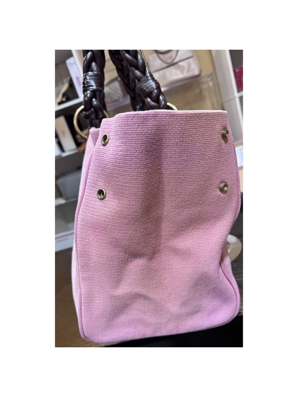 Bottega Veneta Sardegna Canvas Tote - Picture 8 of 16